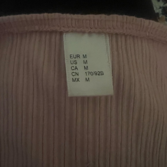 Pink Ribbed Crop Too - Picture 4 of 4